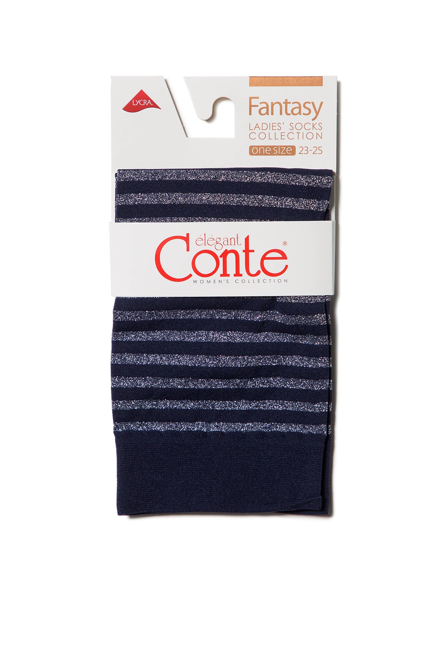 Socks Conte Fantasy - Shimmering Stripe
