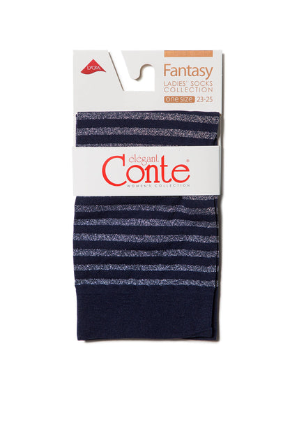 Socks Conte Fantasy - Shimmering Stripe