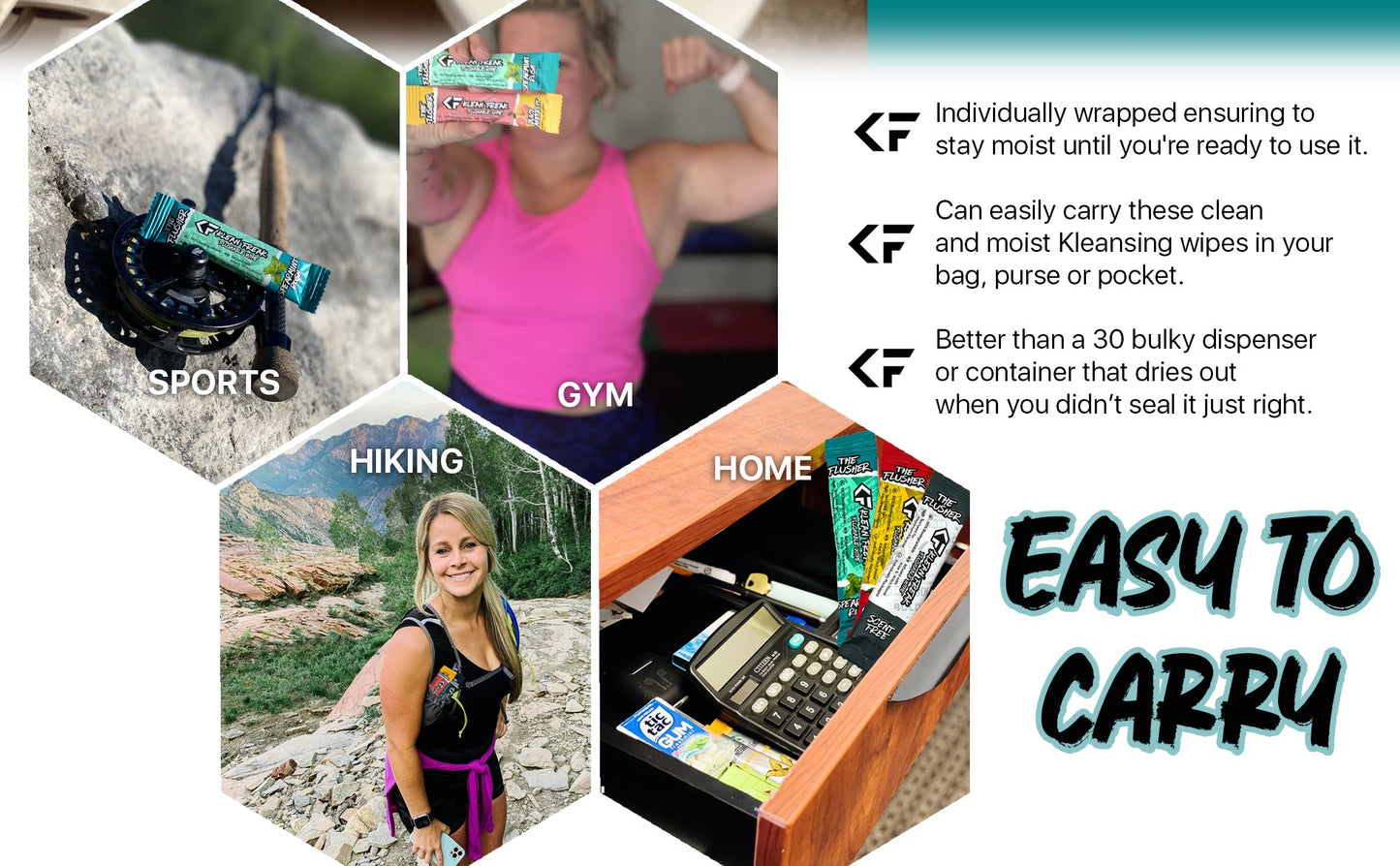 The Flusher - 100 Pack - Flushable Wipes