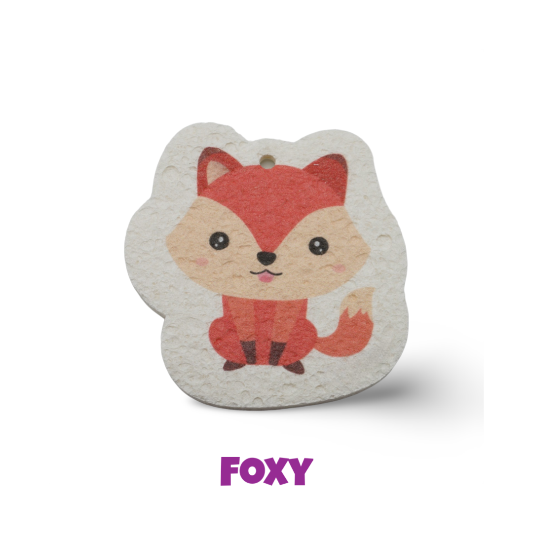 Natural Kid Bath Sponges – Eco-Friendly & Compostable – Fun Animal Shapes