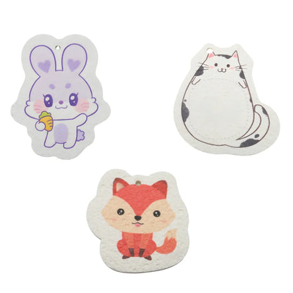 Natural Kid Bath Sponges – Eco-Friendly & Compostable – Fun Animal Shapes