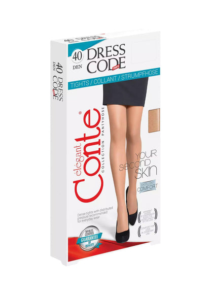 Tights Conte Dress Code 40 Den - Second Skin Effect
