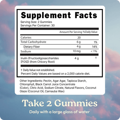 Peachy Clean Fiber Gummies