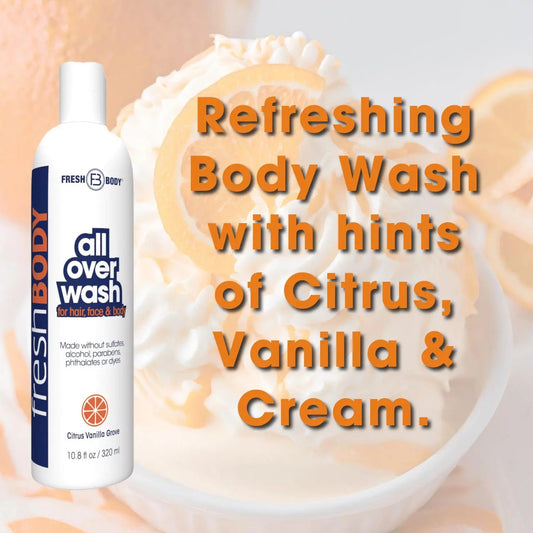 Fresh Bodywash All Over Wash - Citrus Vanilla Grove - 10.8 fl oz