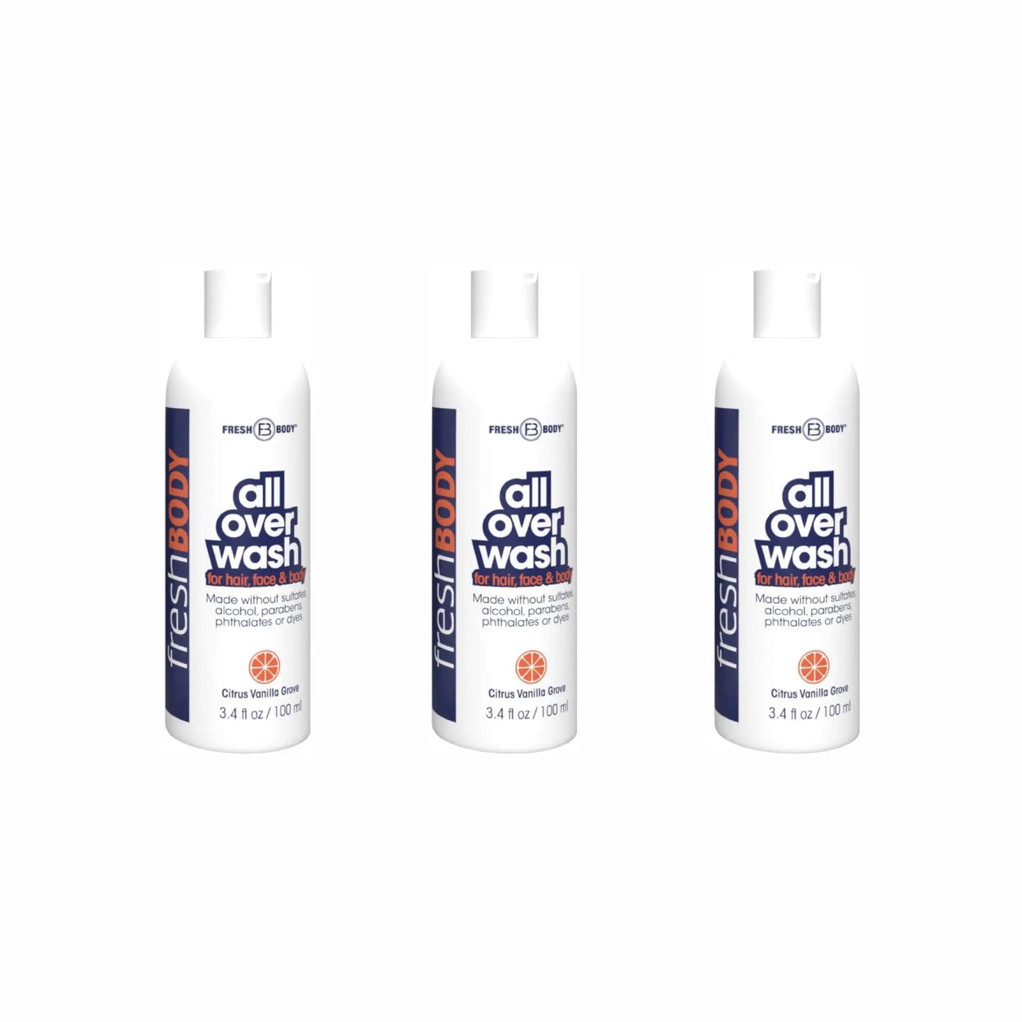 Fresh Bodywash All Over Wash - Citrus Vanilla Grove - 3.4 fl oz Travel Size
