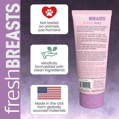 Fresh Breasts Anti-Chafing Cream 3.4 oz