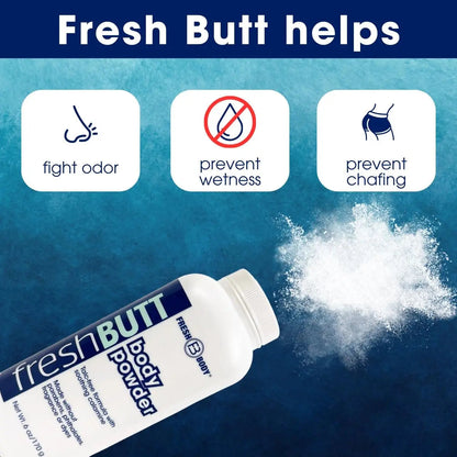 Fresh Butt Body Powder 6 oz