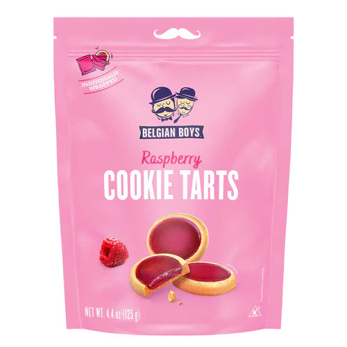 Belgian Boys Raspberry Tarts (Pack of 6 - 4.4 Oz)