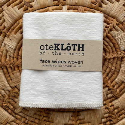 Organic Cotton Face Wipes | Woven