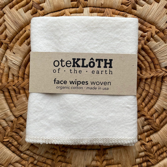 Organic Cotton Face Wipes | Woven