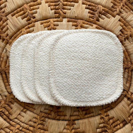 Organic Cotton Reusable Cotton Rounds | Terry