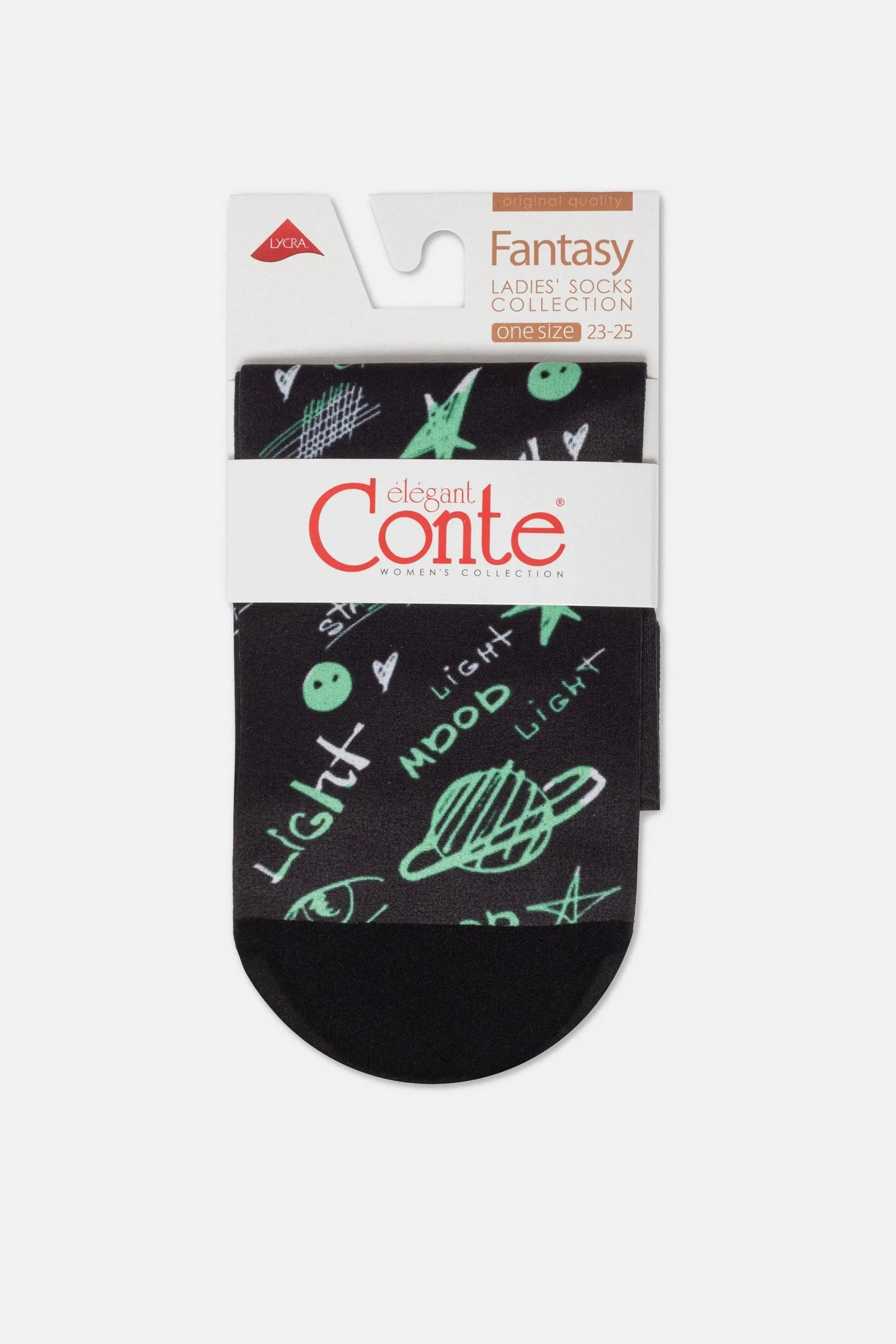 Dense Socks Conte Fantasy 913 - Moon Pattern