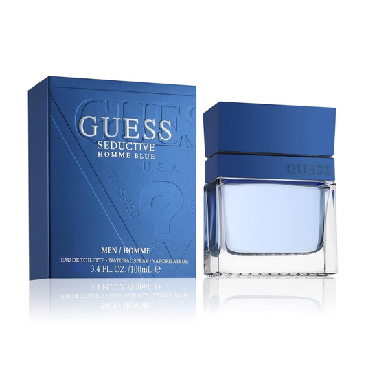 GUESS Seductive Blue Eau De Toilette Spray for Men (3.4 oz)