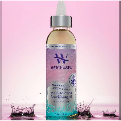 Watch & Sea My Length Scalp to Ends Flourishing Oil 4 fl oz - New
