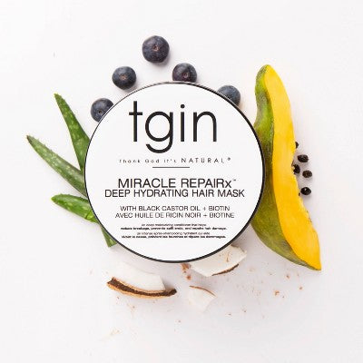TGIN Miracle RepaiRx Deep Hydrating Hair Mask 12oz - New