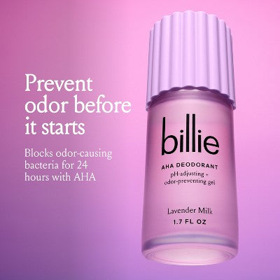 Billie AHA Gel Deodorant Lavender Milk 1.7 fl oz - New