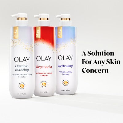 Olay Cleansing  Firming Body Wash with Vitamin B3 and Collagen Scented 26 fl oz - Imperfect Container