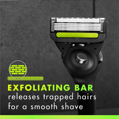 Gillette Labs Exfoliating Bar Razor + 2 Razor Blade Refills & Premium Magnetic Stand - Imperfect Box