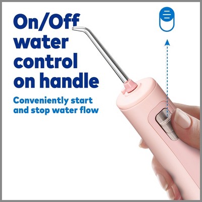 Waterpik Cordless Revive Portable Battery Operated Water Flosser WF-03W034 Blush Pink - Imperfect Box