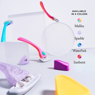 Billie Women's Malibu Razor Kit  1 Handle + Magnetic Holder + 2 Blade Refills - Imperfect Box