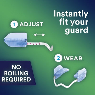 DenTek Comfort-Fit Dental Guard for Nighttime Teeth Grinding 2ct with Storage Case - Imperfect Box