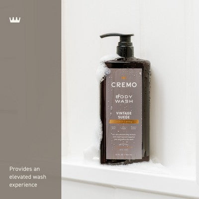 Cremo Vintage Suede Body Wash 32 fl oz - Imperfect Container