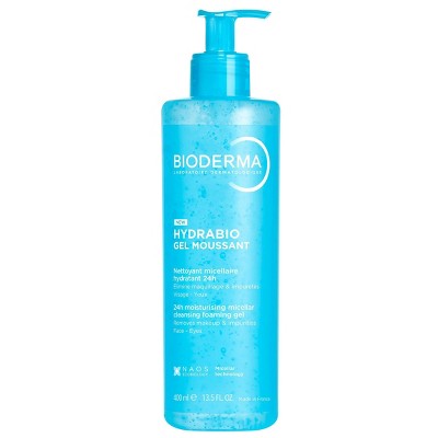 Bioderma Hydrabio Foaming Gel Facial Cleanser 400ml - New