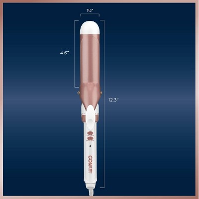 Conair Double Ceramic Rose Gold Curling Iron 1.5 - Imperfect Box