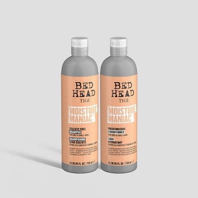 TIGI Bed Head Moisture Maniac Moisturizing Hair Care Collection 25.36 fl oz/2ct - New