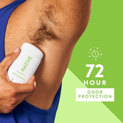 Native Solid Deodorant for Women & Men Cucumber & Mint  2.65oz - Imperfect Container