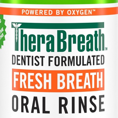 TheraBreath Fresh Breath Mouthwash Alcohol-Free Mild Mint 33.8 fl oz - New