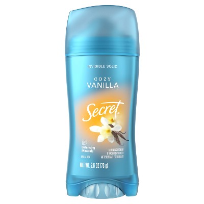Secret Invisible Solid Antiperspirant & Deodorant Vanilla Scent 2.6oz - New