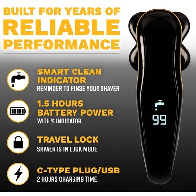 The Cut Buddy Bald Buddy Electric Cordless Head Shaver for Bald Men with Water Resistant Replaceable Head and Ergonomic Handle - Imperfect Box
