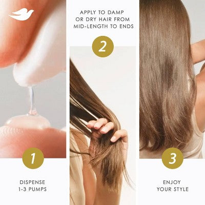 Dove Beauty Bond Shield Leave-In Silk Hair Serum 3.3oz - New