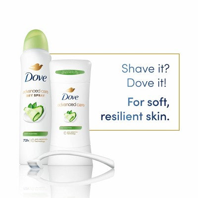 Dove Beauty Advanced Care Cool Essentials 72-Hour Women's Antiperspirant & Deodorant Dry Spray - Imperfect Container