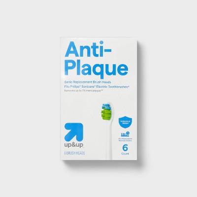 Anti-Plaque Sonic Brush Heads up&up - Imperfect Box