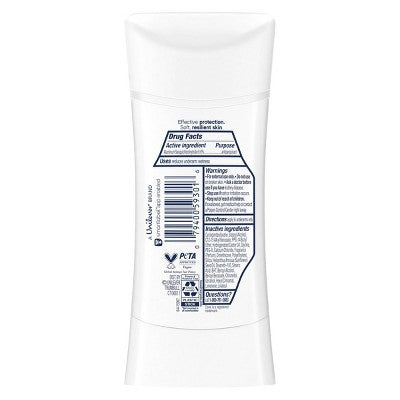 Dove Beauty Advanced Care Clear Finish 72-Hour Women's Antiperspirant & Deodorant Stick 2.6oz - Imperfect Container