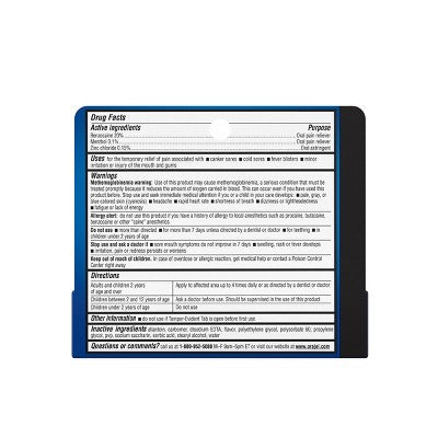 Orajel 3x Medicated Mouth Sores Gel 0.42oz - New