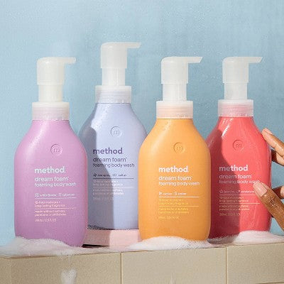 Method Dream Foam Body Wash Jasmine + Sandalwood 13.5 fl oz - New