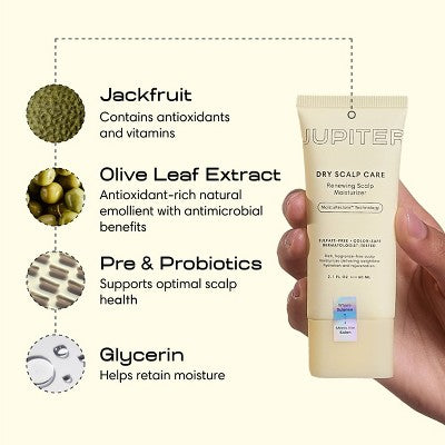 Jupiter Dry Scalp Care Renewing Scalp Moisturizer  2.1 fl oz - Imperfect Container