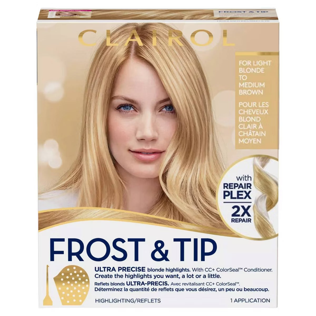 Nice'n Easy Frost & Tip Permanent Hair Color Dye Highlighting Kit
