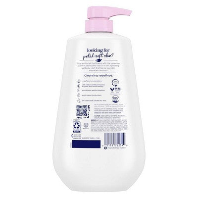 Dove Renew Body Wash Pump Peony & Rose Oil Nourishing 24hr Lotion-Soft Skin 30.6 fl oz - Imperfect Container