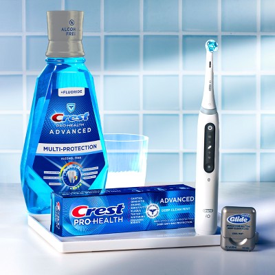 Crest Pro-Health Advanced Multi-Protection Alcohol Free Mouth Wash - Fresh Mint  1L/2pk - New