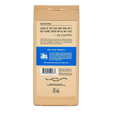 DR. SQUATCH Men Natural Non-Exfoliating Body Wash Fresh Falls 14 fl oz - New