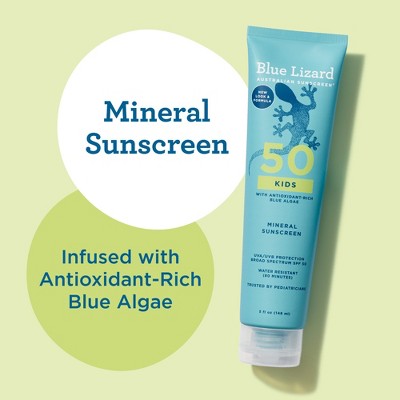 Blue Lizard Kids Mineral-Based Sunscreen Lotion SPF 50 5 fl oz - Imperfect Container