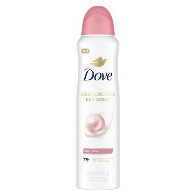 Dove Beauty Advanced Care Beauty Finish 72-Hour Women's Antiperspirant & Deodorant Dry Spray 3.8oz - New