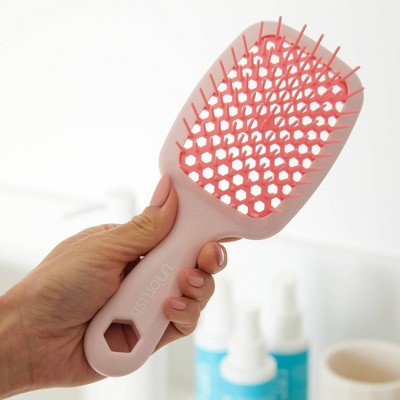 UNbrush Detangler Hair Brush Peony Light Pink - Imperfect Box