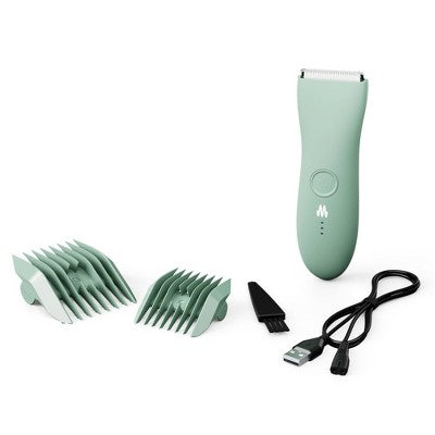 Meridian Trimmer Original Pubic &#38; Body Hair Trimmer for Men &#38; Women, Below-the-Belt Groomer, Ball Trimmer, Bikini Trimmer - Sage
