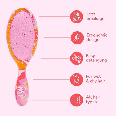 Wet Brush Original Detangling Hair Brush Endless Summer Ice Cream Limited Edition - Imperfect Box