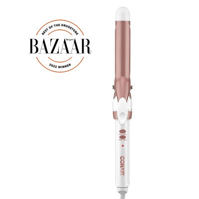 Conair Double Ceramic Rose Gold Curling Iron 1" - Imperfect Box